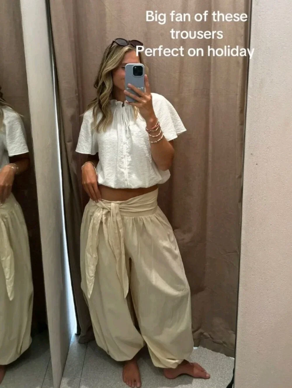 ZARA  BALLOON PANTS Size L